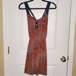 Orange & Navy Dress -DONATING SOON, LAST CHANCE-